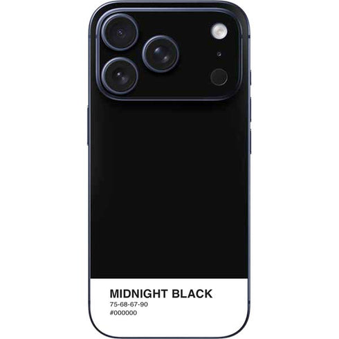 Midnight Black iPhone 17 Pro Max Skin