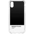 Midnight Black iPhone XS Clear Case