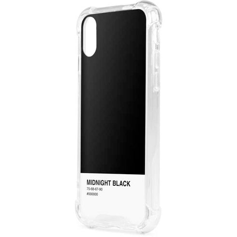 Midnight Black iPhone XS Clear Case