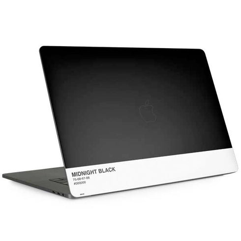 Midnight Black MacBook Skins