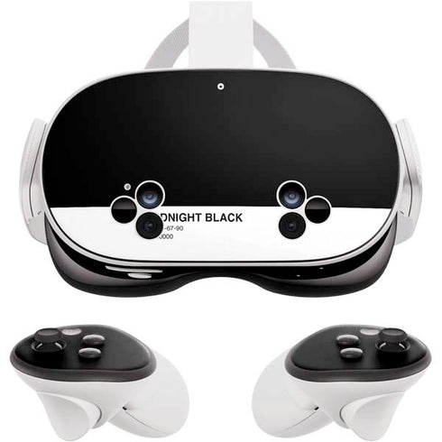 Midnight Black Meta Quest 3S Skin