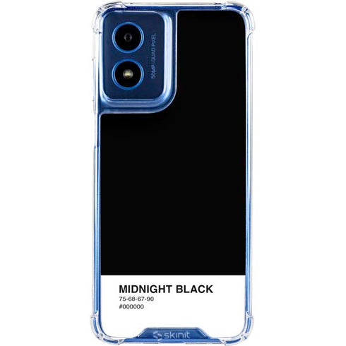 Midnight Black Moto G 5G (2024) Clear Case