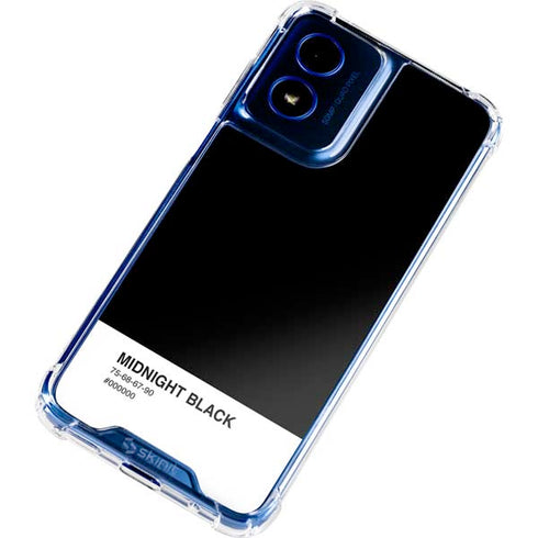 Midnight Black Moto G Play 4G (2024) Clear Case