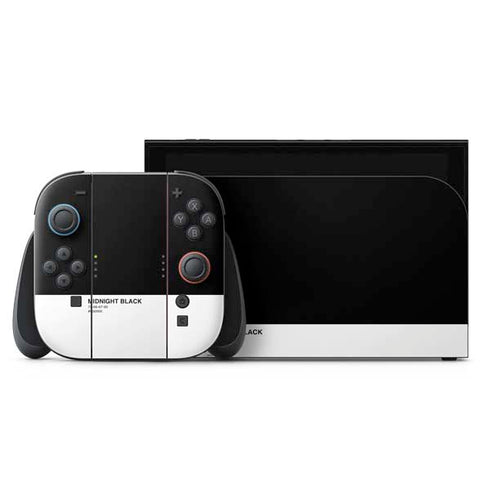 Midnight Black Nintendo Switch 2 (2025) with Joy-Con Skin