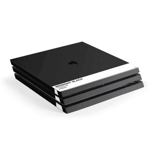 Midnight Black PlayStation PS4 Skins