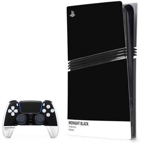 Midnight Black PS5 Pro Bundle Skin