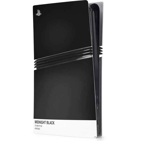 Midnight Black PS5 Pro Console Skin