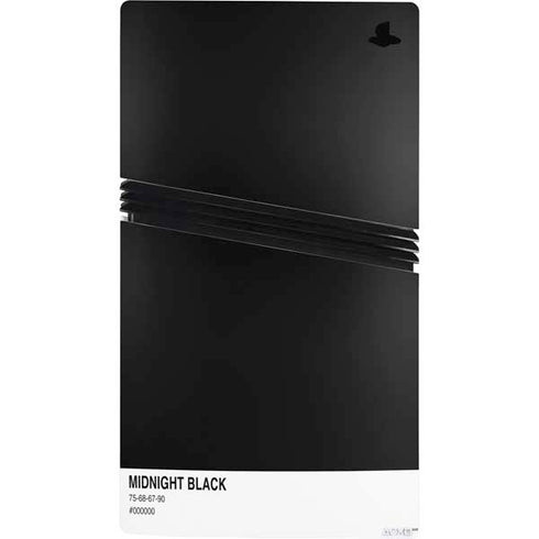 Midnight Black PS5 Pro Console Skin