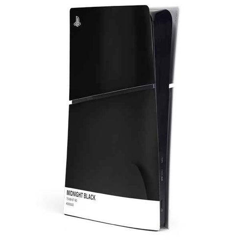 Midnight Black PS5 Slim Digital Edition Console Skin