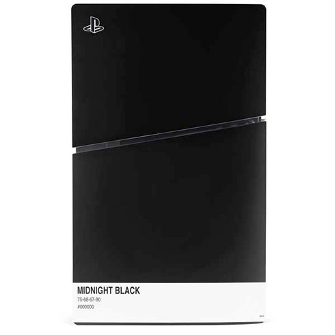 Midnight Black PS5 Slim Digital Edition Console Skin