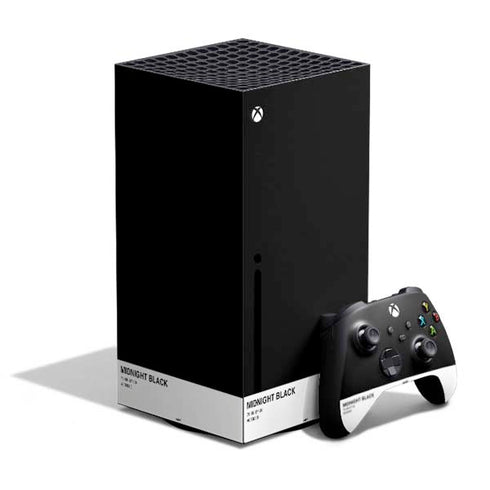 Midnight Black XBox Series X Digital Edition Bundle Skin