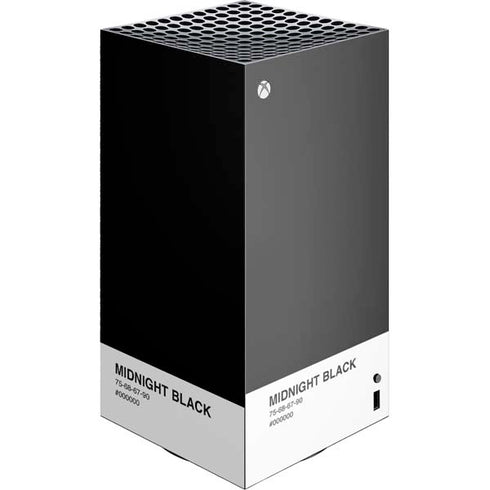 Midnight Black XBox Series X Digital Edition Console Skin