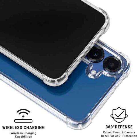 Midnight Blue Galaxy S25 FE Clear Case