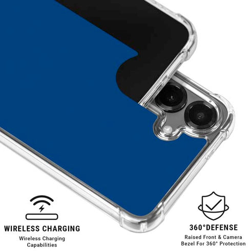 Midnight Blue Galaxy S26 Clear Case