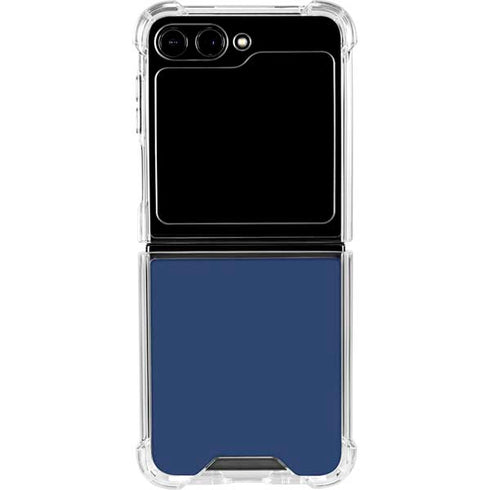 Midnight Blue Galaxy Z Flip6 Clear Case