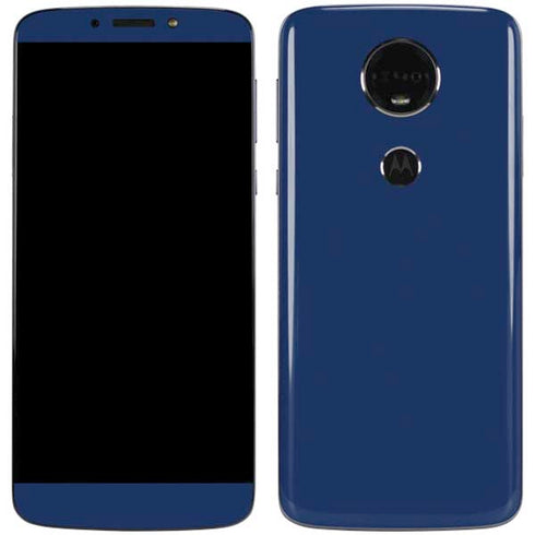 Midnight Blue Moto E5 Plus Skin