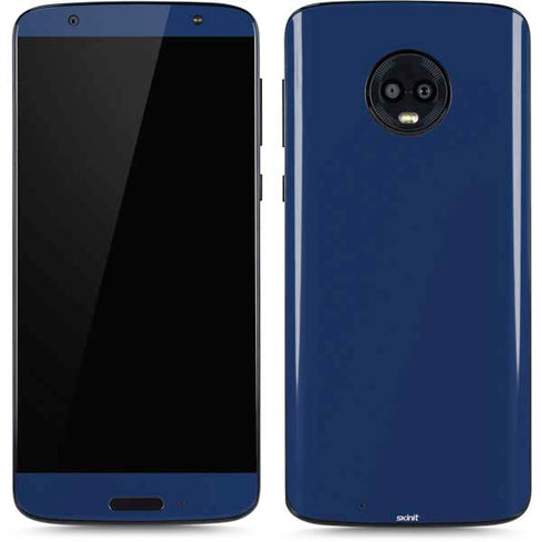 Midnight Blue Moto G6 Skin
