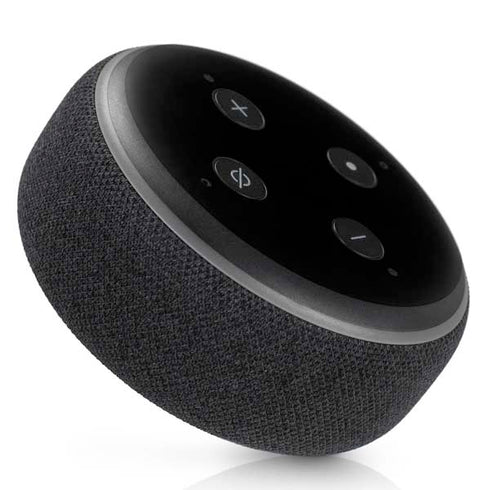 Midnight Solid Amazon Echo Dot Skin