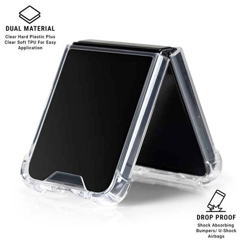 Midnight Galaxy Z Flip6 Clear Case