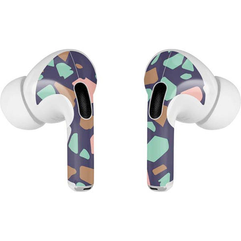 Midnight Terrazzo AirPods Skins