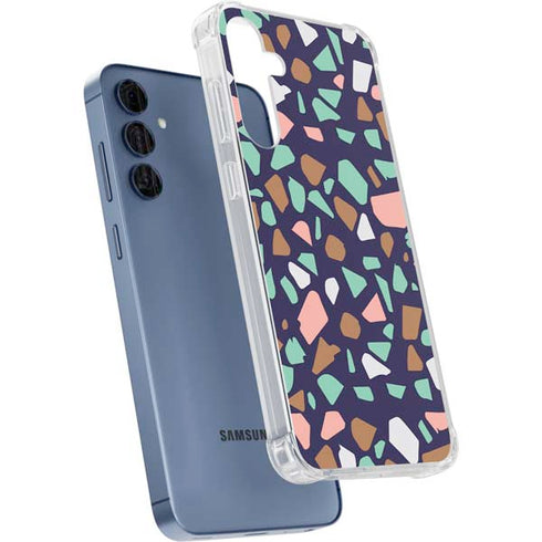 Midnight Terrazzo Galaxy A55 5G Clear Case