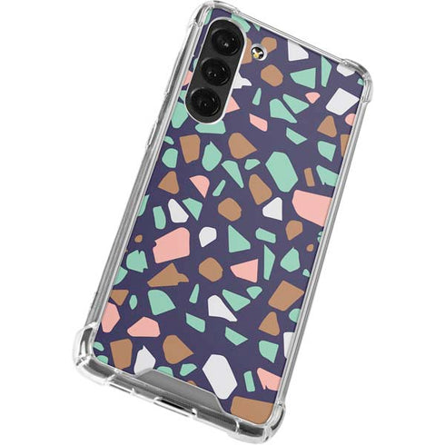 Midnight Terrazzo Galaxy S24 FE Clear Case