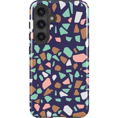 Midnight Terrazzo Galaxy S25 Impact Case