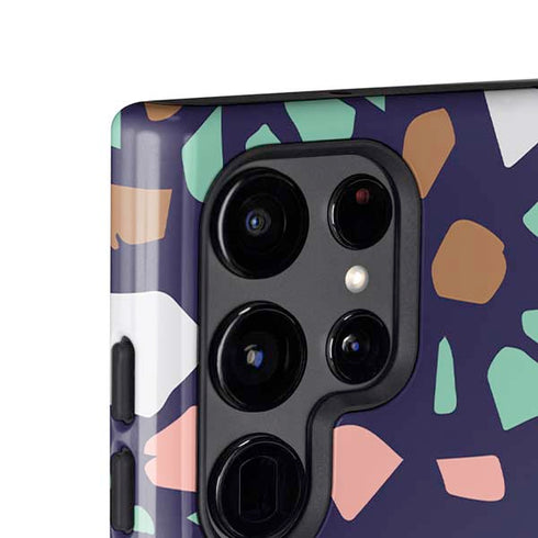 Midnight Terrazzo Galaxy S25 Ultra Impact Case