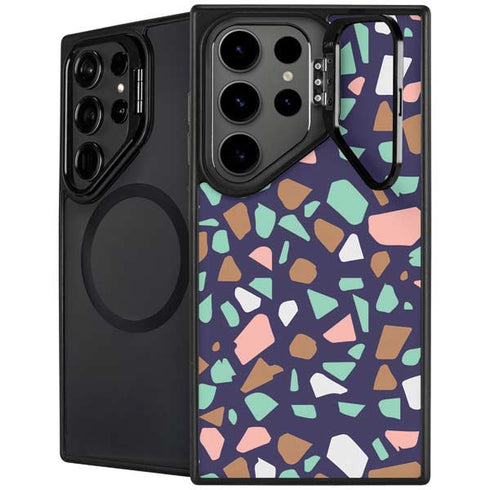 Midnight Terrazzo Galaxy S24 Ultra Kickstand Case