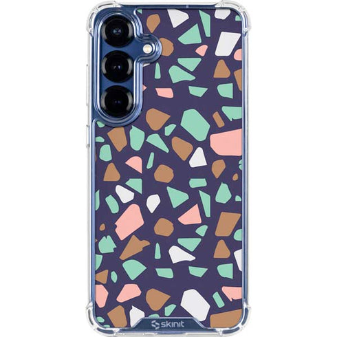 Midnight Terrazzo Galaxy S25 Clear Case
