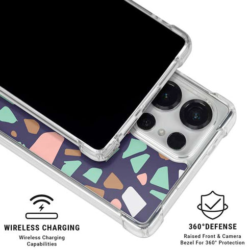 Midnight Terrazzo Galaxy S25 Ultra Clear Case
