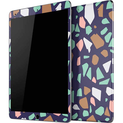 Midnight Terrazzo iPad Skins