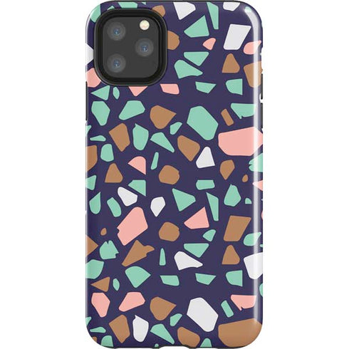 Midnight Terrazzo iPhone Cases