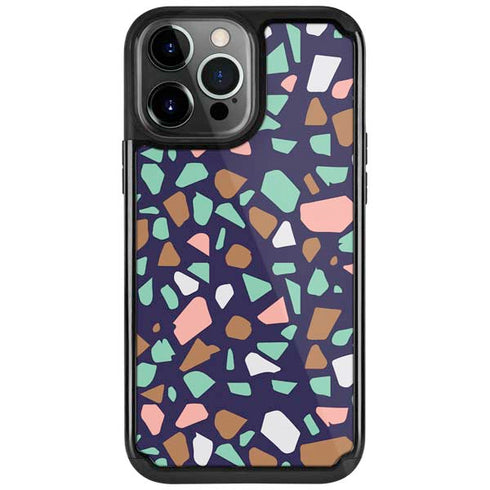 Midnight Terrazzo iPhone Cases