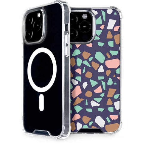 Midnight Terrazzo iPhone Cases