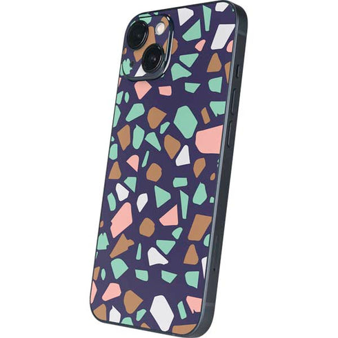 Midnight Terrazzo iPhone Skins