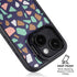 Midnight Terrazzo iPhone 15 Kickstand Case
