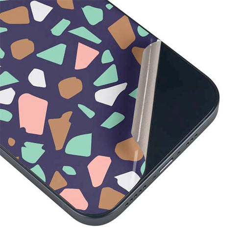 Midnight Terrazzo iPhone 15 Skin