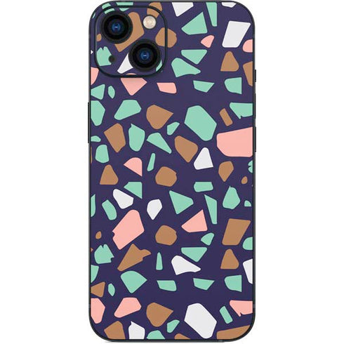 Midnight Terrazzo iPhone 15 Skin