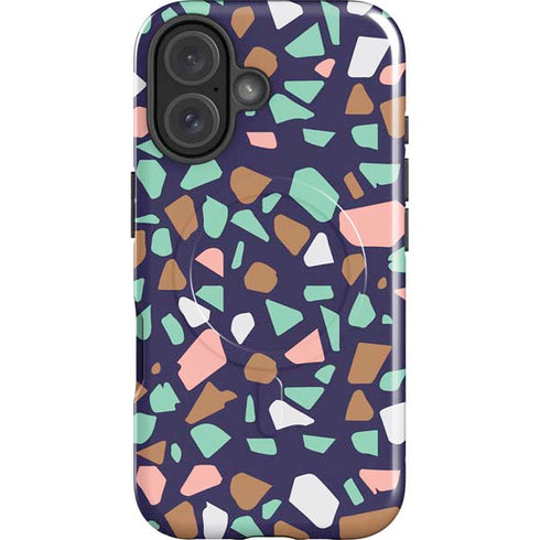 Midnight Terrazzo iPhone 16 Plus Magsafe Impact Case