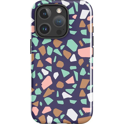 Midnight Terrazzo iPhone 16 Pro Impact Case