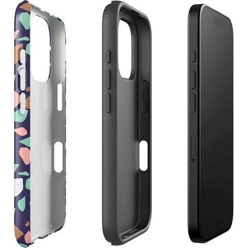 Midnight Terrazzo iPhone 16 Pro Impact Case
