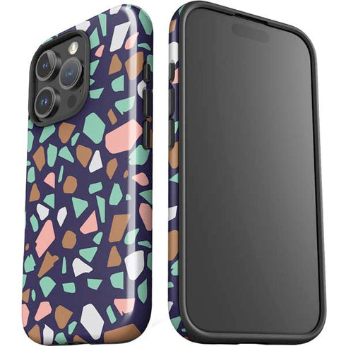 Midnight Terrazzo iPhone 16 Pro Impact Case