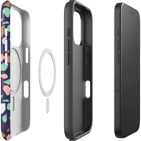 Midnight Terrazzo iPhone 16 Pro Magsafe Impact Case