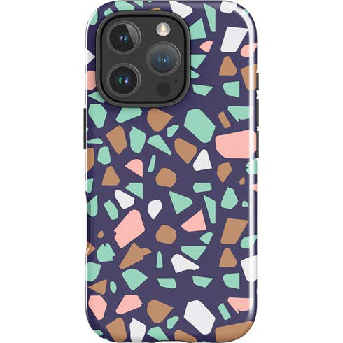 Midnight Terrazzo iPhone 16 Pro Max Impact Case