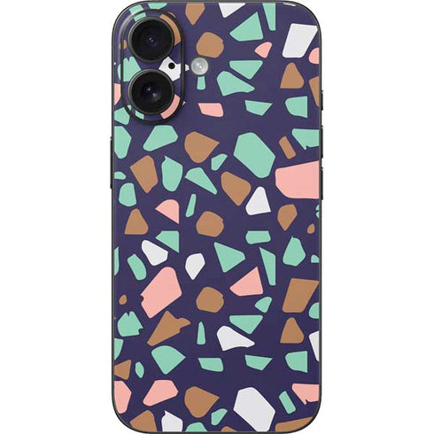 Midnight Terrazzo iPhone 16 Skin