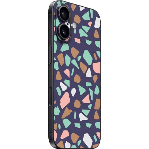 Midnight Terrazzo iPhone 16 Skin