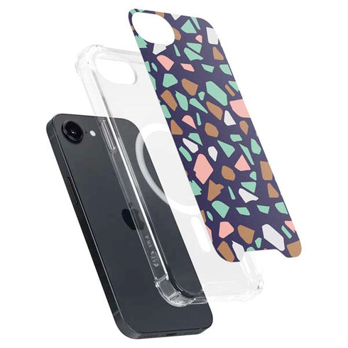 Midnight Terrazzo iPhone 16e MagSafe Case