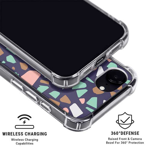 Midnight Terrazzo iPhone 16e MagSafe Case