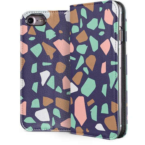Midnight Terrazzo iPhone 7 Folio Case